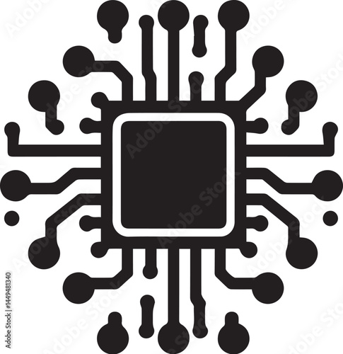 Microchip Vector Icon