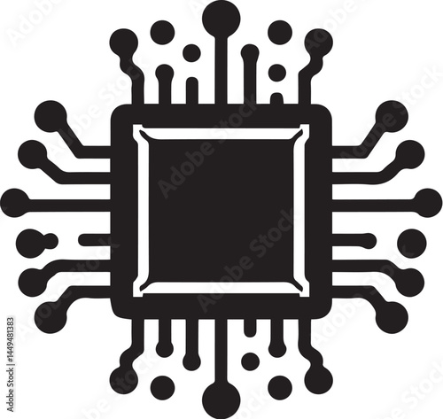 Microchip Vector Icon