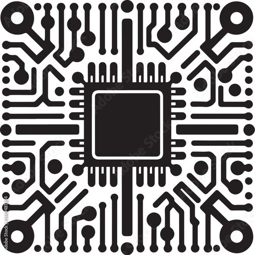 Microchip Vector Icon