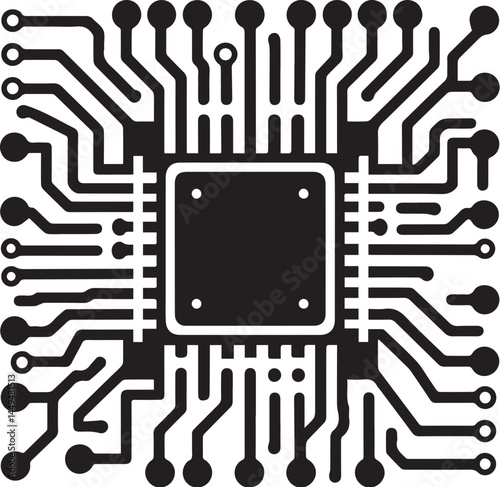 Microchip Vector Icon