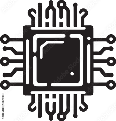 Microchip Vector Icon