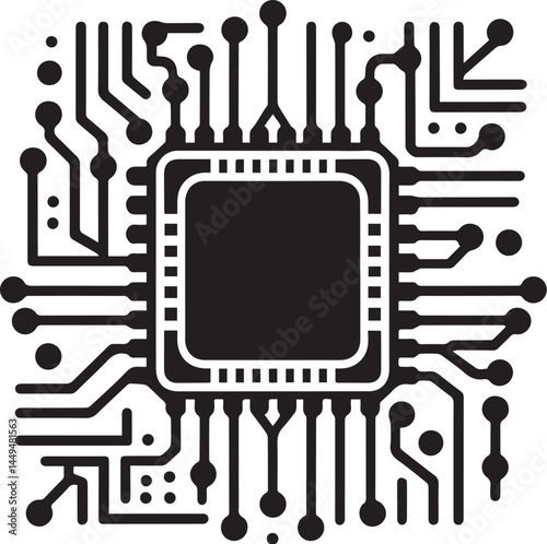 Microchip Vector Icon