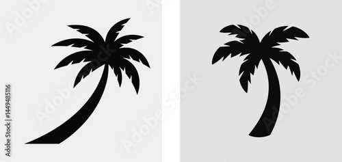 vector illustration of palm trees
