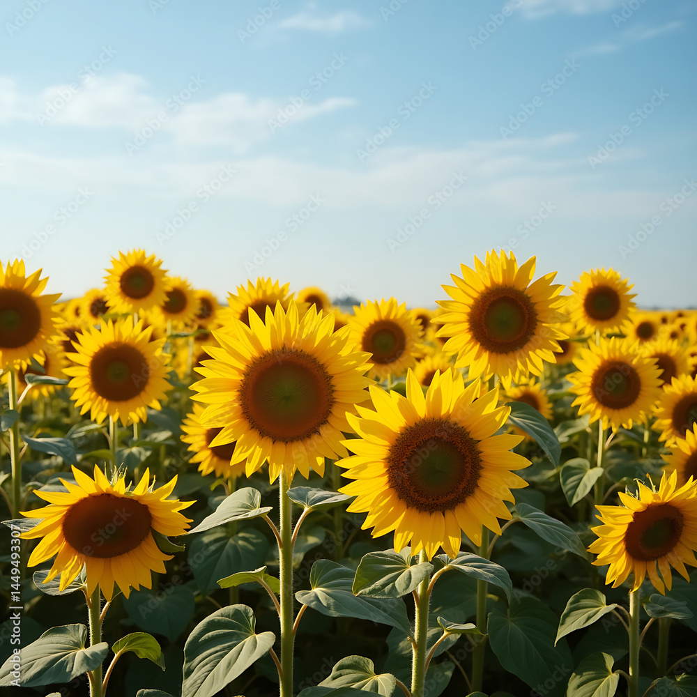 Fototapeta premium sunflowers in the field