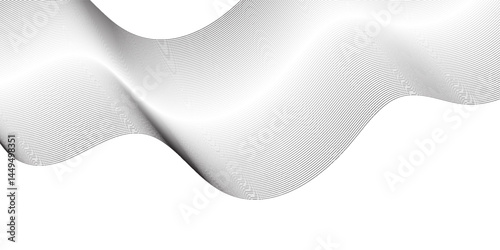abstract black white blend line design for background. EPS10