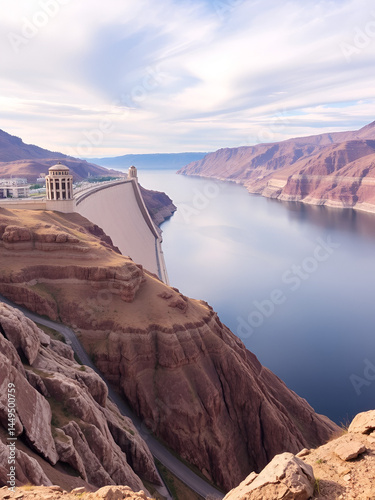 The massive Grand Coulee Dam in Washington State