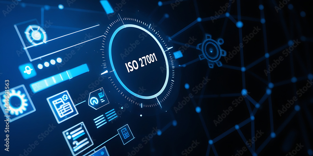 ISO 27001, ISO certification, ISO 27001 certified business, Information security management system. International Organization for Standardization. businessman doing ISO verification on a laptop ISO 27001, ISO certification, ISO 27001 certified business, Information security management system. International Organization for Standardization. businessman doing ISO verification on a laptop