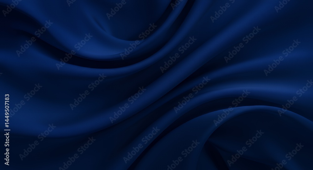 Obraz premium Deep blue fabric texture background