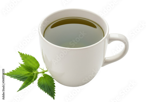 Nettle Tea Time A soothing cuppa amidst dark stillness
