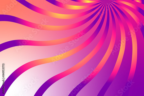 Colorful Abstract Spiral Top View Background