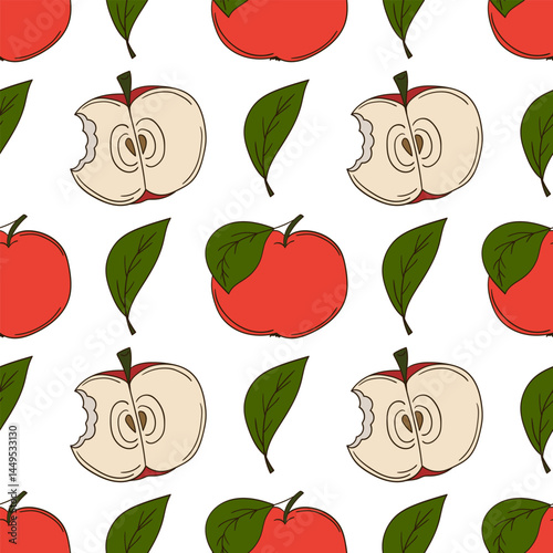 Seamless cute pattern. Pattern for textiles in hand draw style