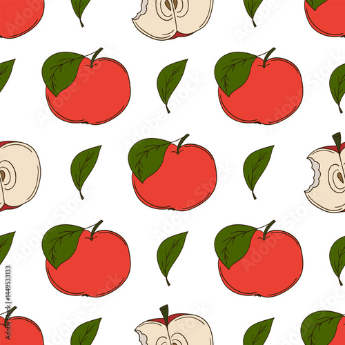 Seamless cute pattern. Pattern for textiles in hand draw style
