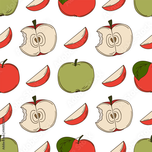 Seamless cute pattern. Pattern for textiles in hand draw style