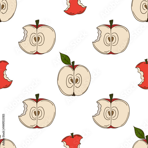 Seamless cute pattern. Pattern for textiles in hand draw style