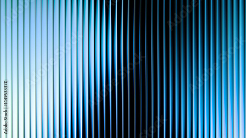 Abstract Blue Metallic Vertical Lines Background