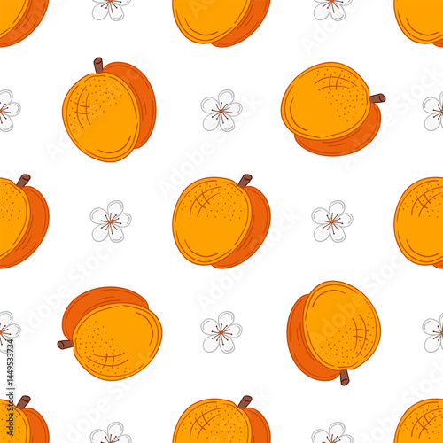 Seamless cute pattern. Pattern for textiles in hand draw style