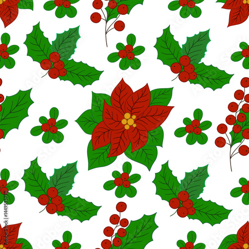 Pattern for textile or kitchen in hand draw style. Seamless pattern