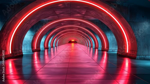 light through the tunnel