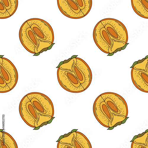 Pattern for textile or kitchen in hand draw style. Seamless pattern