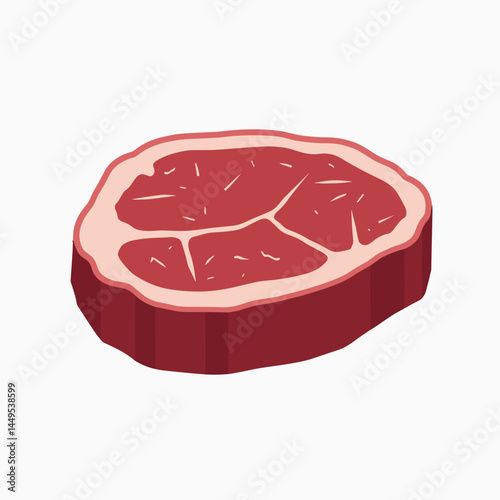 high quality red meat cut  juicy beef steak with bone