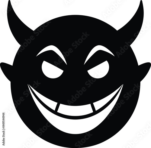 black and white mask vector illustration
