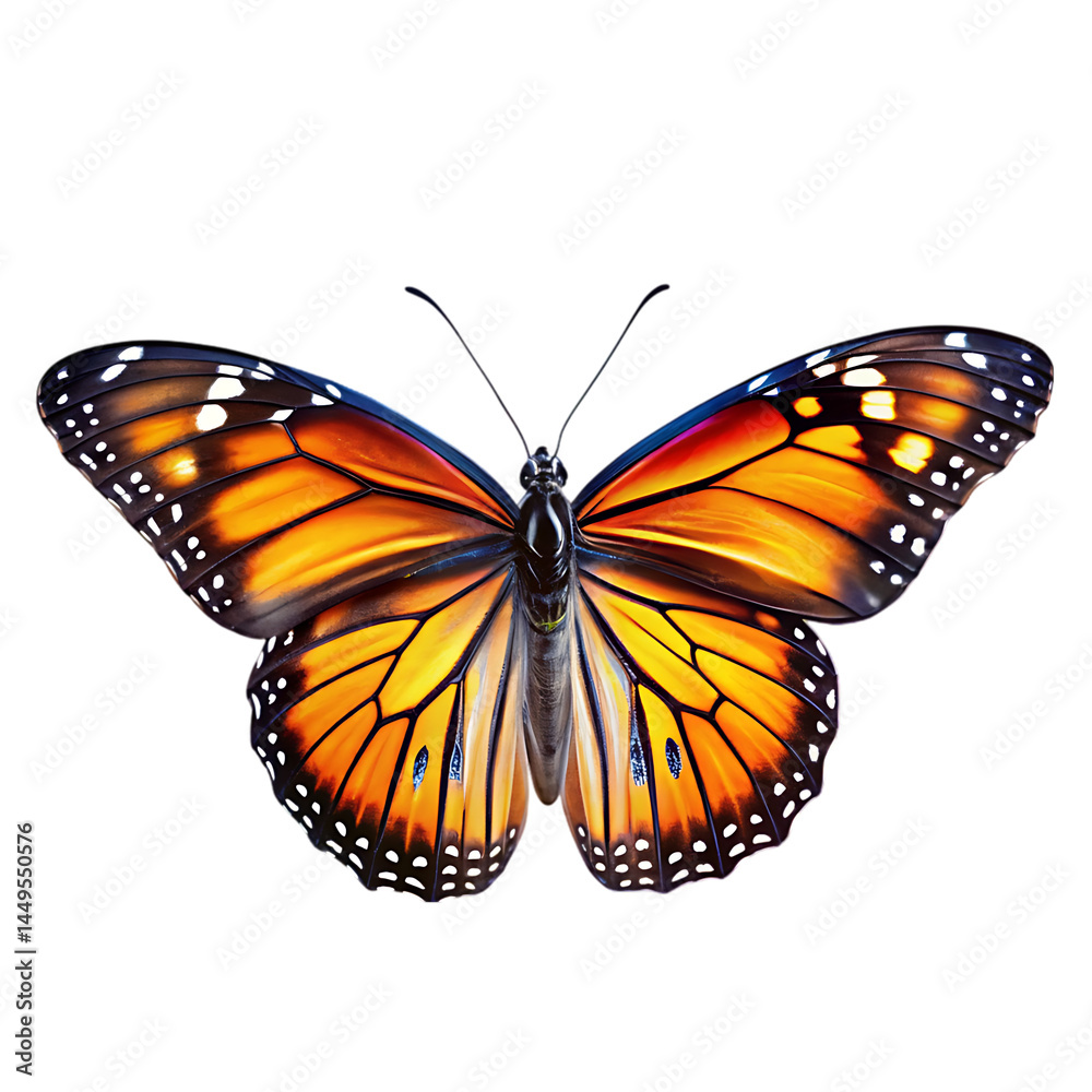 Fototapeta premium Stunning Monarch Butterfly Image: High-Resolution Nature Photography