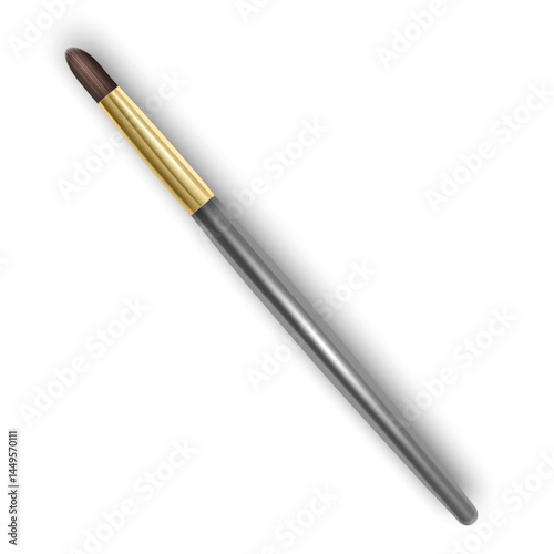 Makeup Brush Isolated on White