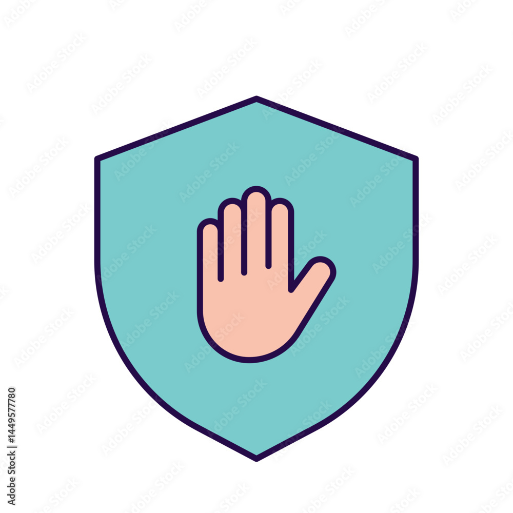 Obraz premium prevention sign