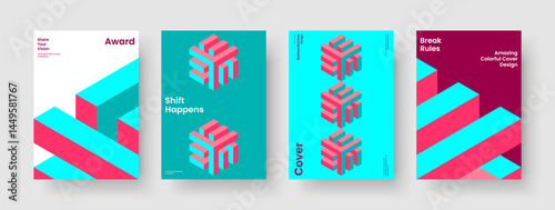 Modern Business Presentation Layout. Isolated Flyer Design. Creative Book Cover Template. Banner. Brochure. Background. Report. Poster. Leaflet. Handbill. Journal. Catalog. Magazine. Newsletter