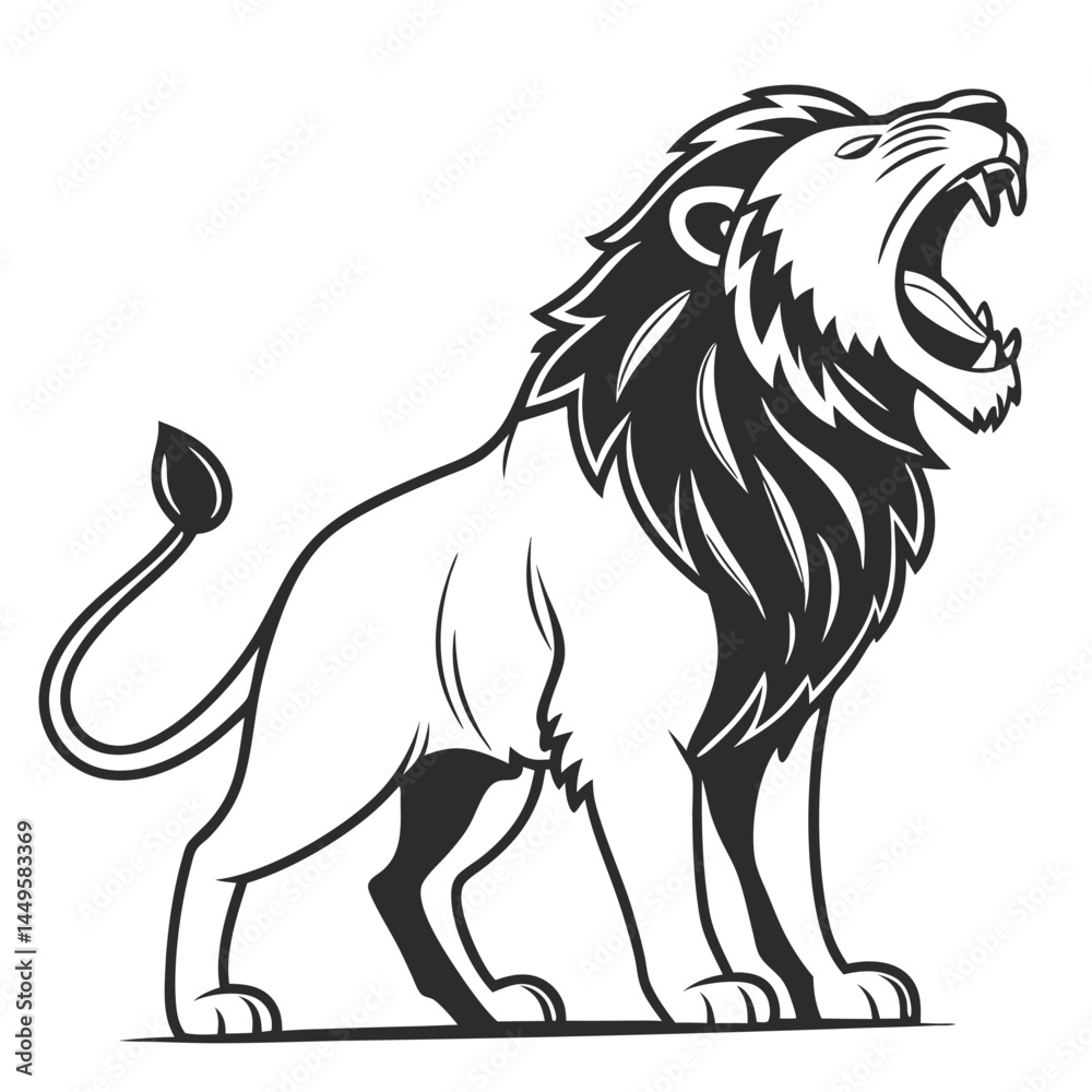 Fototapeta premium lion 