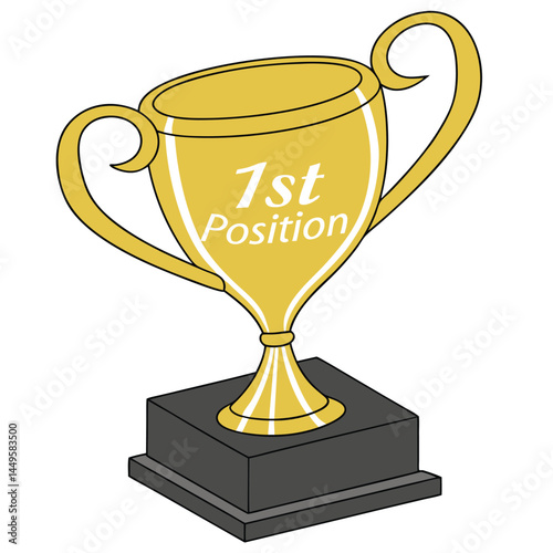 gold trophy cup