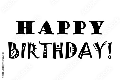 HAPPY BIRTHDAY（誕生日おめでとう）
よく目立つロゴマーク
