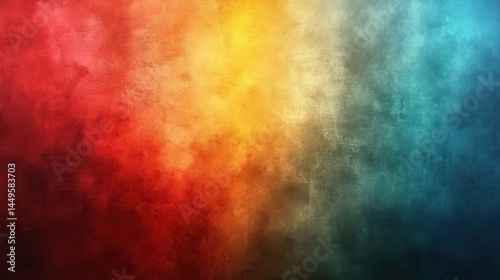 Vibrant gradient smoky backdrop