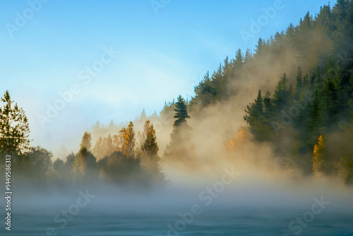 Sunrise on Foggy Morning