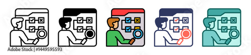 Skill Matrix multiple icon