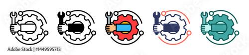 Technical multiple icon