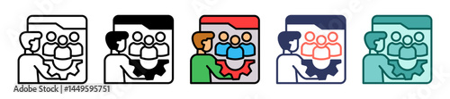 Management Functions multiple icon