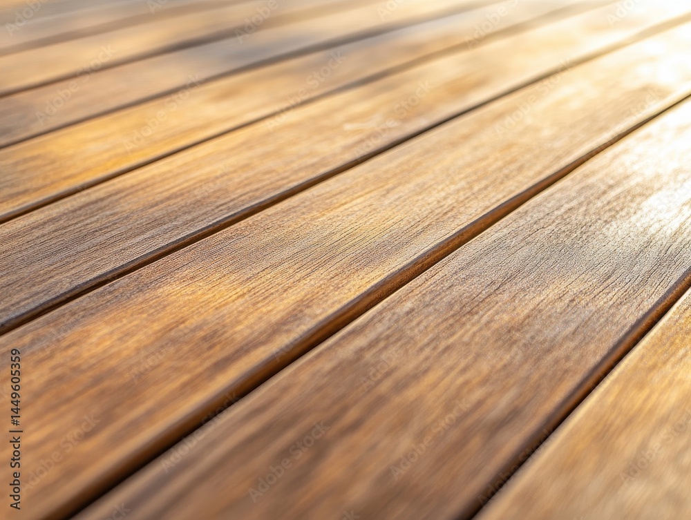 Close-up view of sunlit wooden planks. Close-up view of sunlit wooden planks.