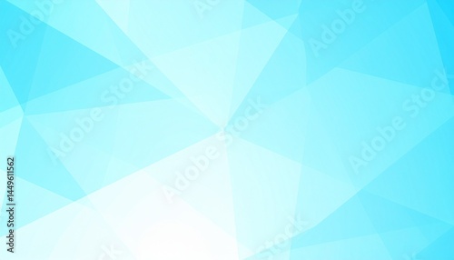 水色のグラデーション幾何学模様背景