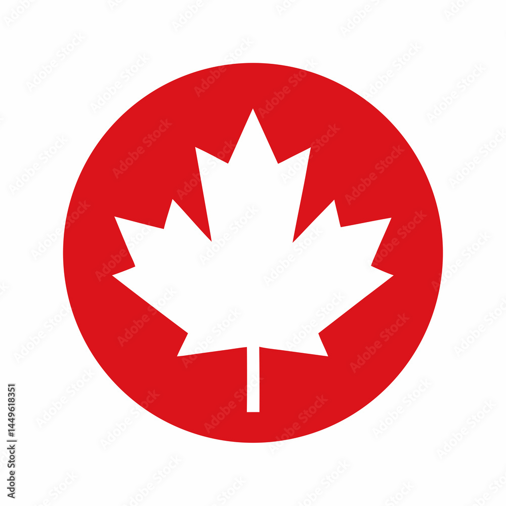 Fototapeta premium Canada-day vector for print, perfect for shirts, mugs, stickers, and patriotic decor.
