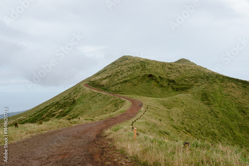Curving Road on Green Hill