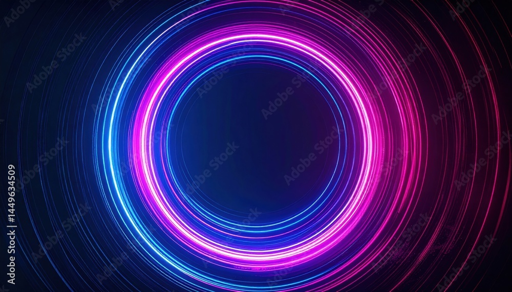 Dynamic light circles digital space graphic design modern environment abstract viewpoint neon concept for visual impact Dynamic light circles digital space graphic design modern environment abstract viewpoint neon concept for visual impact