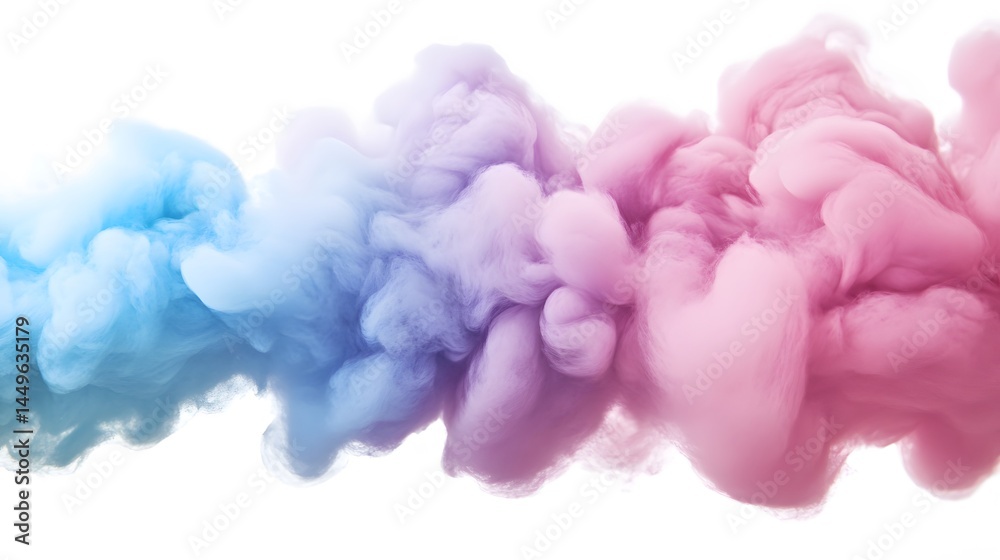 Fototapeta premium Abstract Pastel Color Ink Swirl Cloud, Dreamy Background Texture