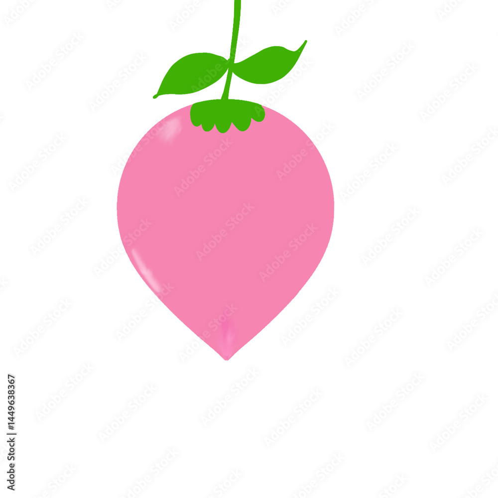 Fototapeta premium apple with leaf