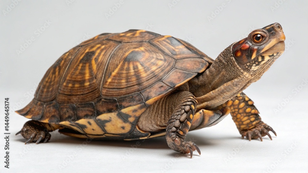 Obraz premium Box Turtle on studio background