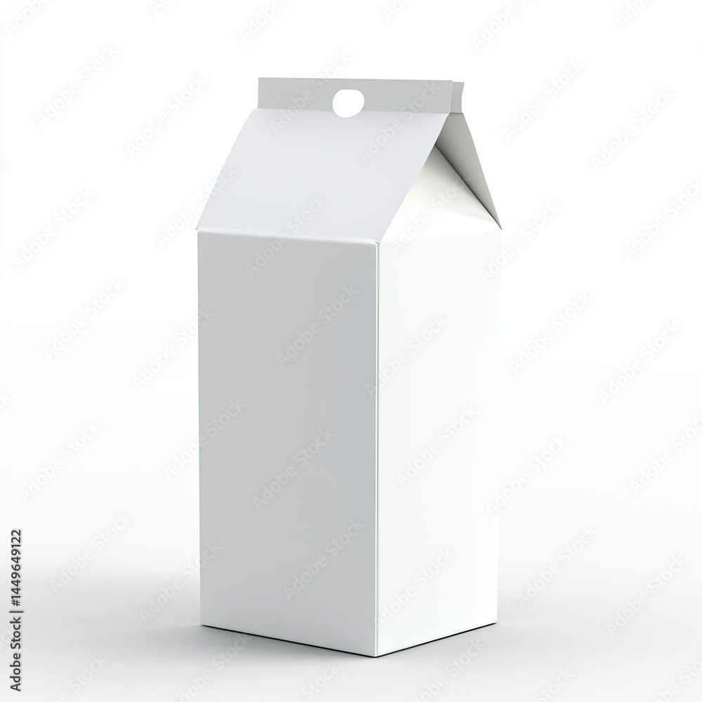 Blank milk carton Blank milk carton