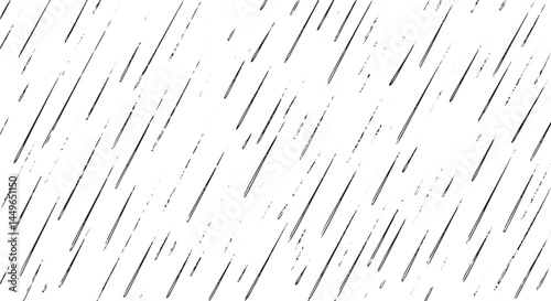 black and white raining drawing vector png file