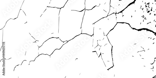 Closeup of dry fissure ground. White dried and cracked ground earth background.Gray crack on earth texture. erosion.	