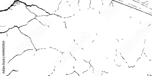 Closeup of dry fissure ground. White dried and cracked ground earth background.Gray crack on earth texture. erosion.	