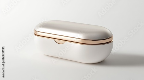 Wallpaper Mural Sleek white charging case for wireless earbuds Torontodigital.ca